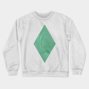 Minimalistic - Diamond light green Crewneck Sweatshirt